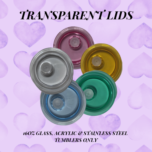TRANSPARENT TUMBLER LIDS